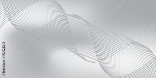 abstract wave lines on white background eps 10.