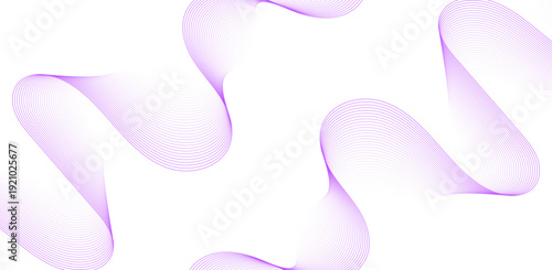 Abstract purple ribbon shapes swirling in a fluid motion, creating a dynamic and artistic visual effect from a top viewpoint