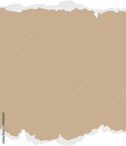 Vintage ripped paper block for journals