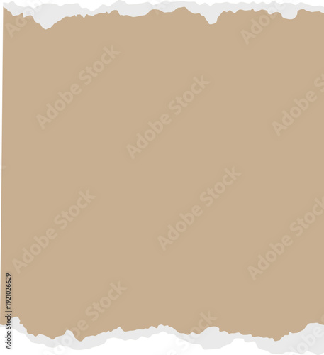 Full-page tear for old paper effect