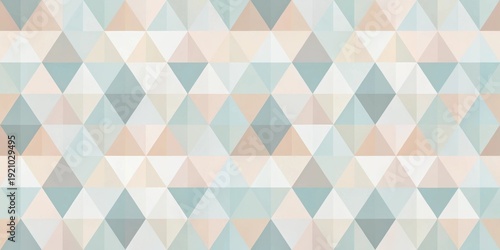 Serene Pastel Triangle Mosaic A Subtle and Elegant Geometric Pattern for Backgrounds and Designs