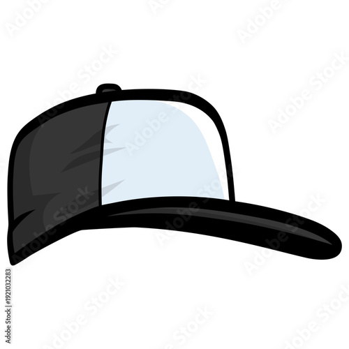 Hat Cap Backwards Illustration Vector