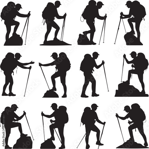 Backpacker Silhouettes