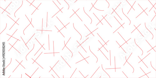 Abstract geometric seamless pattern. Intersection strips, scratches. Vector illustration.