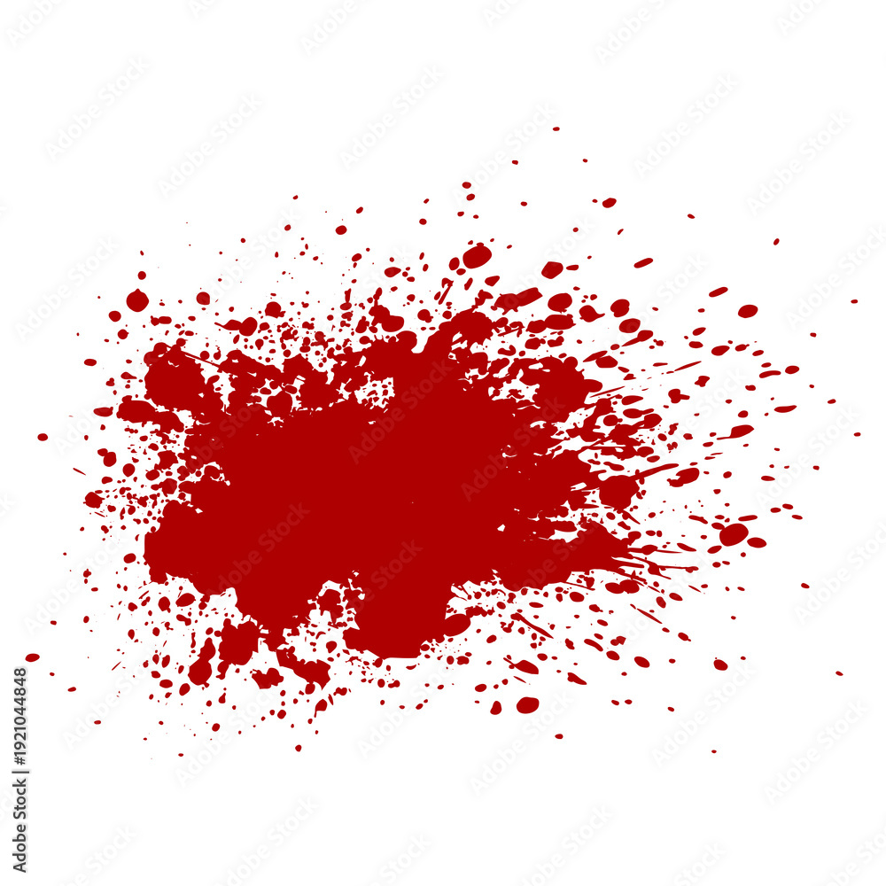 Fototapeta premium Blood Splatter Splash Stain Illustration