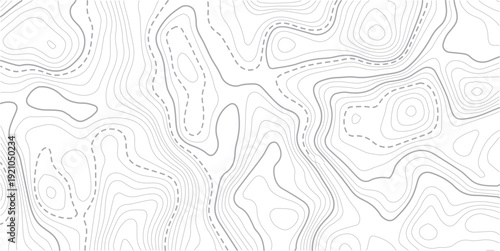 Abstract pattern with lines seamless pattern and topography. Modern design with White background with topographic wavy pattern design.seamless cartography ware frame area contour topo grid map.