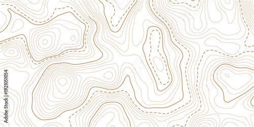 Topographic gold luxury map background. Geographic abstract pattern. The topo contour or wallpaper.topographic wavy pattern design.paper texture Imitation of a geographical map shades.