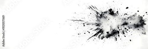 Wallpaper Mural black ink splat, png file, transparent background Torontodigital.ca