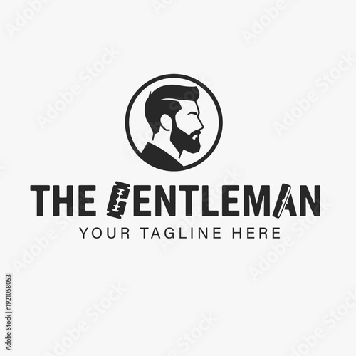 Barbershop logo design focuses on simplicity, elegance, and ease of recognition.