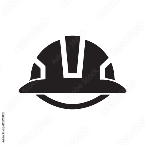 Construction Worker Hard Hat Silhouette