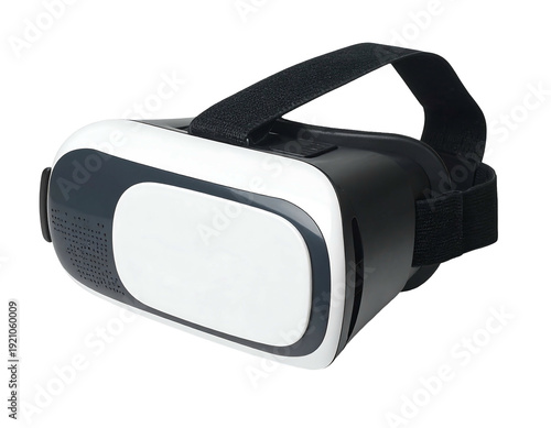 Modern virtual reality headset for immersive digital experiences and entertainment.