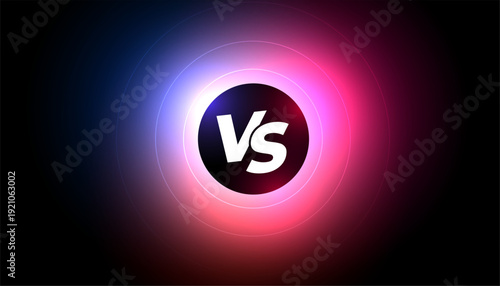 versus vs comparison battle background in modern style