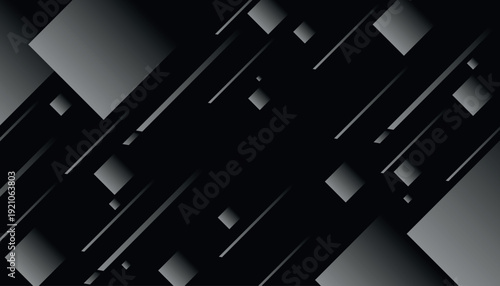 Abstract background with modern and futuristic decoration of random diamond shapes. Luxurious and elegant geometric design for cover, banner, brochure, certificate, and website. EPS. 5