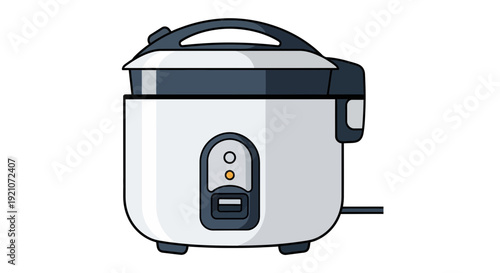 Modern Electric Rice Cooker Appliance