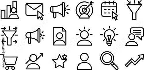 Set of 13 social media icons vector