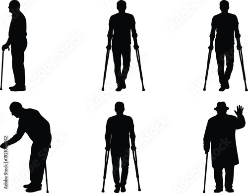 Assistive devices and mobility aids for elderly or disabled individuals