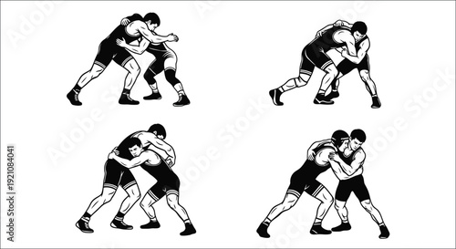 Black and white illustration of butterflies and various plants