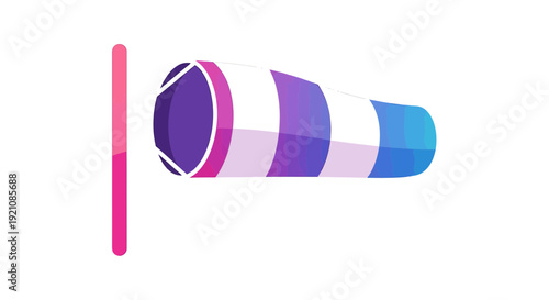 Colorful Lipstick Smudge on White Background.