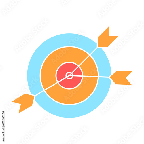 Flat Style Gaming Symbols and Interface Kit, Colorful Game UI Icon Collection in Flat Design