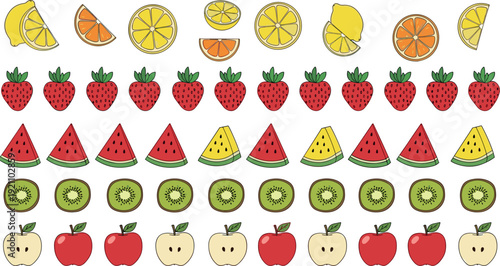 Professional DOC File Format Extension Icon Set in Multiple Colors for Document Management Systems Office Software Applications Web Interface Design and Digital Paperwork Organization