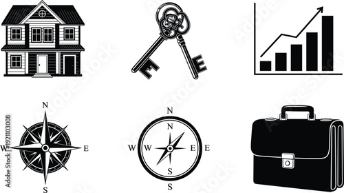 a musher and cross country skiers for winter mountain sports branding, cad drawing flat vector illustration