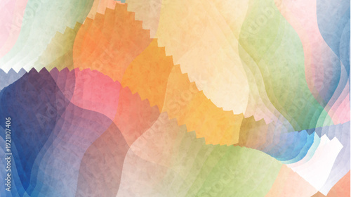 カラフル　和柄　抽象的　模様　背景