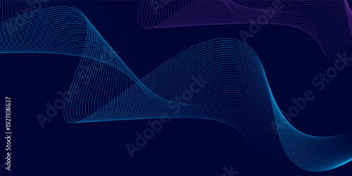 Abstract background design with diagonal blue and pink or purple line pattern. Vector horizontal format for digital luxury business banner, contemporary cover, luxury premium.