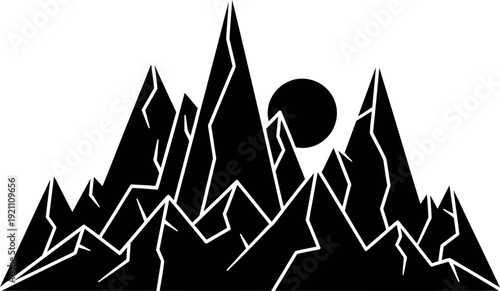 Abstract geometric shapes in bright bold colors create a dynamic composition