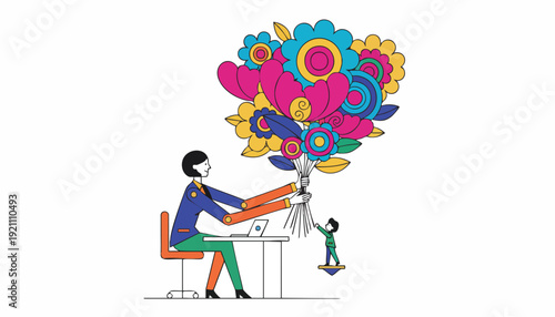 Streamlined Corporate Generosity: Professional Leader Delivering Substantial Employee Appreciation and Benefits with Modern Efficiency