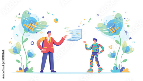 Data-Driven Business Leaders Crafting Digital Marketing Strategy for Growth