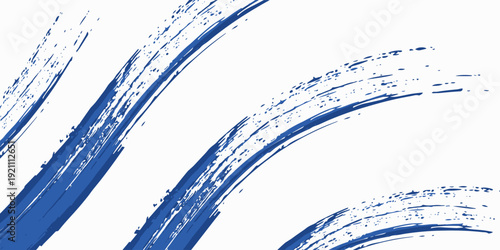 Abstract Blue and White Grunge Background with Halftone Style. Brush Stroke Illustration for Banner, Poster or Sports, Modern.