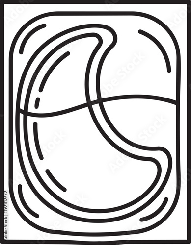 Minimalist vector illustration of a file icon with a subtle gradient effect