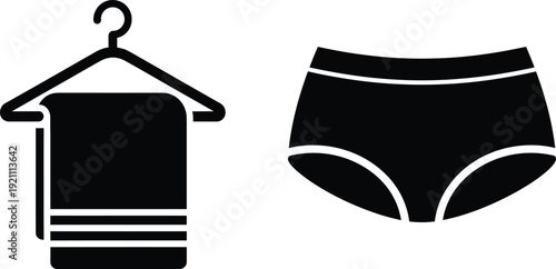 Undergarments and laundry symbols