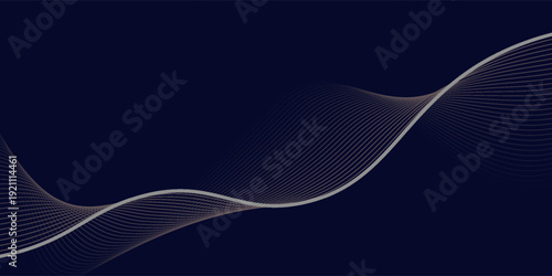 Premium background design with diagonal dark white line pattern. abstract dark blue background. wavy lines background.