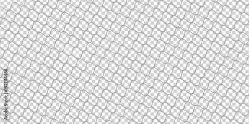 Mesh texture for fishing nets. Seamless black pattern for sportswear or soccer goal, volleyball net, basketball hoop, hockey, athletics.