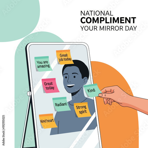 National Compliment Your Mirror Day with Positive Affirmations