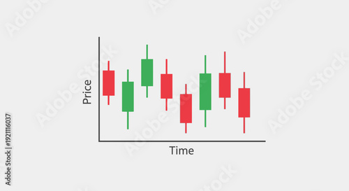 Stock Market Candlestick Chart: Price Trend Analysis
