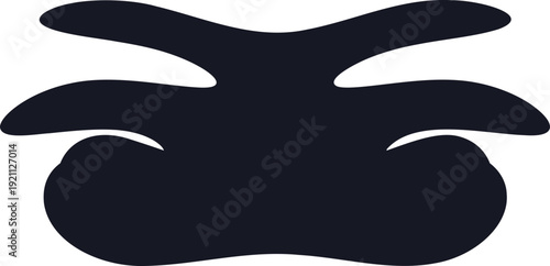 Hand drawn ornament arrow shape element