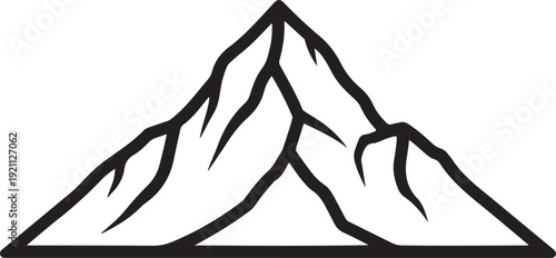 Mountain Peak Silhouette Landscape Illustration,
Majestic Mountain Range Black Vector Design,
Minimal Mountain Skyline Silhouette Art