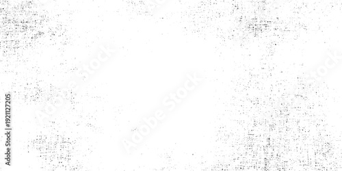 white distressed concrete wall texture featuring black grunge edges and subtle worn details showcases rough surface imperfections, ideal for graphic design, branding, posters.