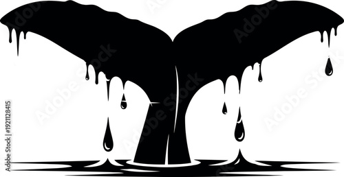 Minimalist abstract image featuring two black lines on a white background