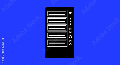Server Computer System Data Center Equipment.