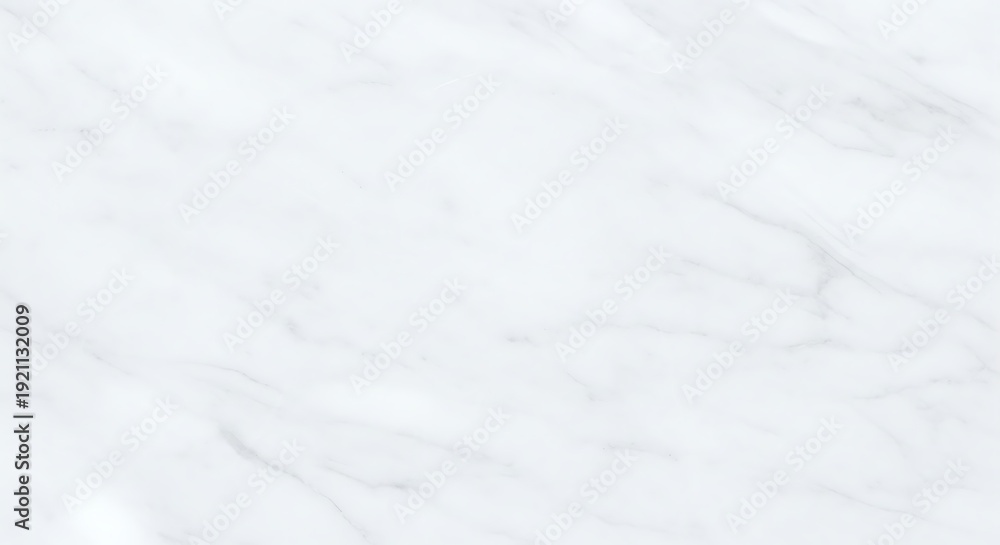 Fototapeta premium Clean white marble surface with subtle veins creating a natural background texture