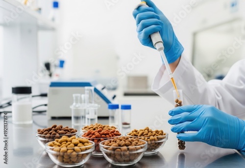 Laboratory quality control testing of dry pet food samples