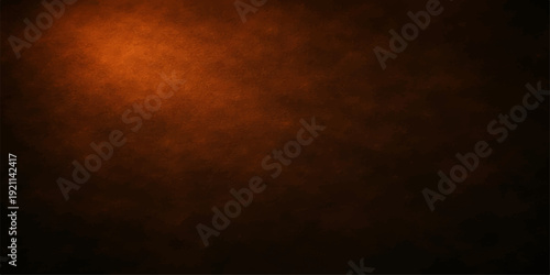 A dark and old grunge background with space featuring a textured brown vintage paper design and aged smoke patterns on an ancient parchment wall backdrop