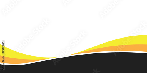 Abstract wave footers background illustration EPS 10