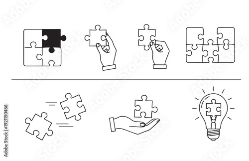 The evolution of problem solving through puzzle completion