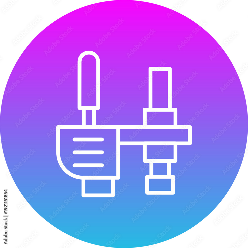 Obraz premium Clamp Icon