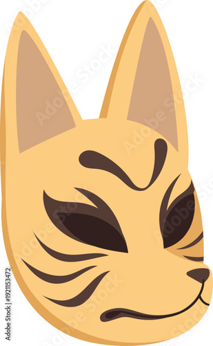 Japanese Kitsune Fox Mask Folklore