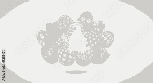 Grapes Cluster on White Background.